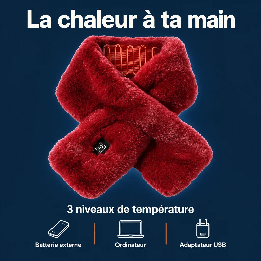 [Scale AI] usp_icons, Écharpe chauffante USB